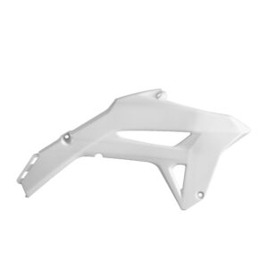 Plastové kryty chladiče POLISPORT 8474900002 bílá pro HONDA CRF 450 R 2021-2024, HONDA CRF 250 R 2022-2024