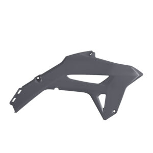 Plastové kryty chladiče POLISPORT 8474900004 Nardo šedá pro HONDA CRF 450 R 2021-2024, HONDA CRF 250 R 2022-2023