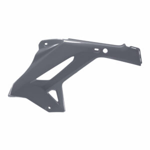 Plastové kryty chladiče POLISPORT 8478600004 restyling Nardo šedá pro HONDA CR 125 R 2002-2007, HONDA CR 250 R 2002-2007