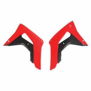 Spoilery chladiče POLISPORT 8495000001 červená pro HONDA CRF 250 RX  2019-2021, HONDA CRF 450 RX 2017-2020