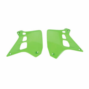 Spoilery chladiče POLISPORT 8495800001 zelená pro KAWASAKI KX 250 2T 1990-1991