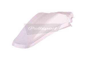 Zadní blatník POLISPORT 8560400011 bílá pro KAWASAKI KX 85 2001-2013, KAWASAKI KX 100 2001-2013