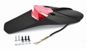 Koncové světlo pro zadní blatník POLISPORT RS LIGHT 8563000001 12V 2,1/5W černý