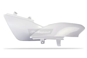 Boční číslové tabulky POLISPORT 8602000001 (pár) bílá pro HONDA CRF 50 F 2004-2026