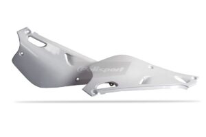 Boční číslové tabulky POLISPORT 8602300001 (pár) bílá pro YAMAHA YZ 80 1993-2001