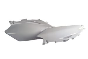 Boční číslové tabulky POLISPORT 8604700002 (pár) bílá pro HONDA CRF 450 R 2009-2010