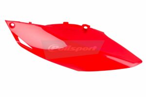 Boční číslové tabulky POLISPORT 8606800001 (pár) červená CR 04 pro HONDA CRF 450 R 2013-2016, HONDA CRF 250 R 2014-2017