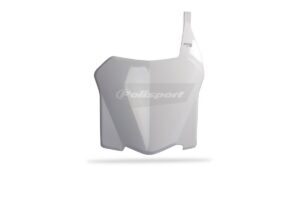 Přední tabulka POLISPORT 8657500001 bílá pro HONDA CRF 450 R 2008, HONDA CRF 250 R 2008-2009