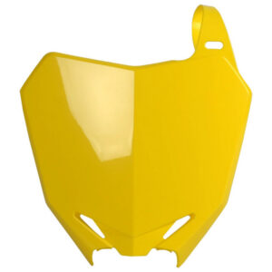 Přední tabulka POLISPORT 8659300001 žlutá RM 01 pro SUZUKI RM-Z 250 2010-2018, SUZUKI RM-Z 450 2008-2017