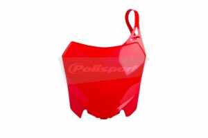 Přední tabulka POLISPORT 8659400001 červená CR 04 pro HONDA CRF 450 R 2013-2016, HONDA CRF 250 R 2014-2017