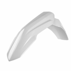 Přední blatník POLISPORT 8686100002 restyling Bílá pro HONDA CR 125 R 2002-2007, HONDA CR 250 R 2002-2007