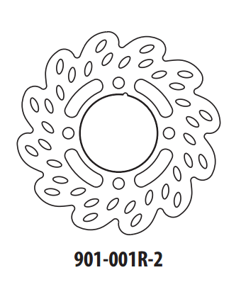Brzdový kotouč GOLDFREN 901-001R-2 zadní 190,7 mm