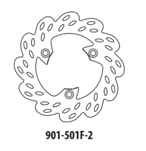 Brzdový kotouč GOLDFREN 901-501F-2 přední 220 mm