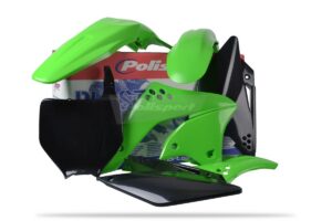 Sada plastů POLISPORT 90113 OEM barva pro KAWASAKI KX 250 (F) 4T 2006-2008