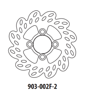 Brzdový kotouč GOLDFREN 903-002F-2 přední 180,5 mm