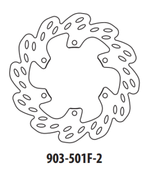 Brzdový kotouč GOLDFREN 903-501F-2 přední 245 mm