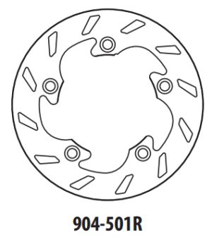 Brzdový kotouč GOLDFREN 904-501R zadní 210 mm