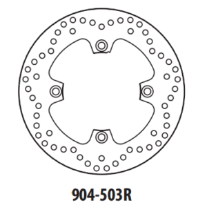 Brzdový kotouč GOLDFREN 904-503R zadní 250 mm