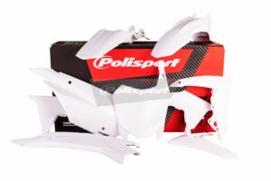 Sada plastů POLISPORT 90538 bílá pro HONDA CRF 110 F 2013-2018