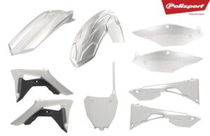 Sada plastů POLISPORT 90771 průhledná 99 pro HONDA CRF 450 R 2017-2020, HONDA CRF 250 R 2018-2021