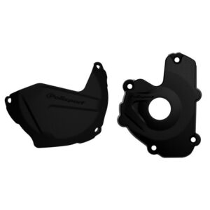 Sada krytu spojkového víka a krytu víka zapalování POLISPORT 90949 modrá pro KAWASAKI KX 250 (F) 4T 2013-2016