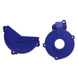 Sada krytu spojkového víka a krytu víka zapalování POLISPORT 91007 modrá pro SHERCO 250 SEF-R (Factory) 2014-2024, SHERCO 300 SEF-R (Factory) 2014-2024