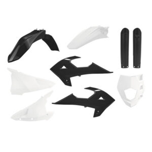 Sada plastů POLISPORT 91037 enduro Černo/bílý
