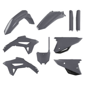 Sada plastů POLISPORT 91057 Nardo šedá pro HONDA CRF 450 R 2021-2024, HONDA CRF 250 R 2022-2024