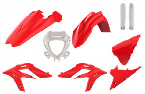 Sada plastů POLISPORT 91059 enduro Červeno/Bílé pro BETA Xtrainer 250 2020-2022, BETA Xtrainer 300 2020-2022