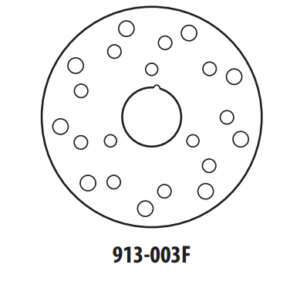 Brzdový kotouč GOLDFREN 913-003F přední 154 mm