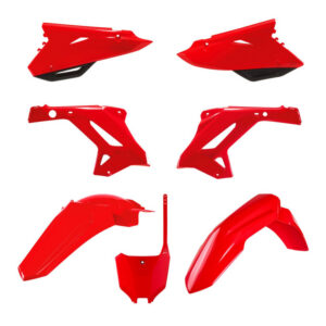 Sada plastů POLISPORT 91309 červená pro HONDA CR 125 R 2002-2007, HONDA CR 250 R 2002-2007