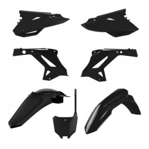 Sada plastů POLISPORT 91311 černá pro HONDA CR 125 R 2002-2007, HONDA CR 250 R 2002-2007
