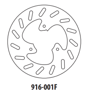 Brzdový kotouč GOLDFREN 916-001F přední 190 mm
