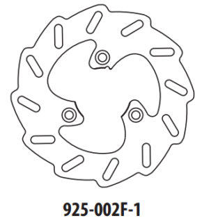 Brzdový kotouč GOLDFREN 925-002F-1 přední 190 mm