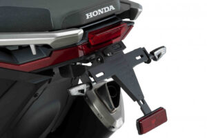 Nastavitelný držák SPZ PUIG 9706N černý pro HONDA X-ADV 750 2017-2019