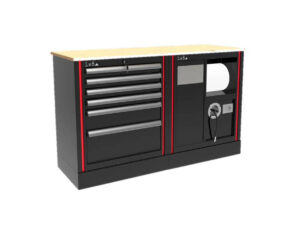 Stůl pro závodního mechanika LV8 EQR-01.R červená