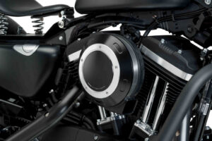 Kryt vzduchového filtru PUIG 9993N černý pro HARLEY DAVIDSON XL 883 N Sportster Iron 2016-2020