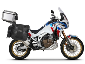 Kompletní sada bočních adventure brašen SHAD TERRA TR40 a hliníkového 37L topcase, včetně montážní sady SHAD HONDA CRF 1100 Africa Twin
