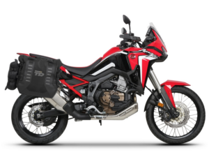 Kompletní sada bočních adventure brašen SHAD TERRA TR40 a hliníkového 37L topcase, včetně montážní sady SHAD HONDA CRF 1100 Africa Twin