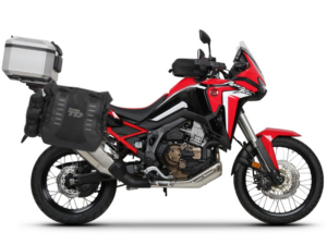 Kompletní sada bočních adventure brašen SHAD TERRA TR40 a hliníkového 48L topcase, včetně montážní sady SHAD HONDA CRF 1100 Africa Twin