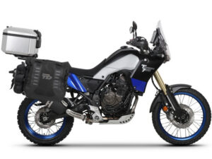 Kompletní sada bočních adventure brašen SHAD TERRA TR40 a hliníkového 37L topcase, včetně montážní sady SHAD YAMAHA Tenere 700 XTZ690