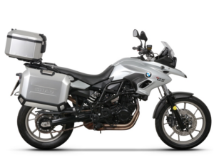 Kompletní sada hliníkových kufrů SHAD TERRA, 37L topcase 36L/47L boční kufry, včetně montážní sady a plotny SHAD BMW F 650 GS/ F 700 GS/ F 800 GS
