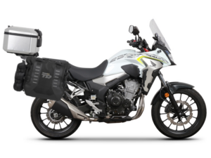 Kompletní sada bočních adventure brašen SHAD TERRA TR40 a hliníkového 37L topcase, včetně montážní sady SHAD HONDA CB 500 X