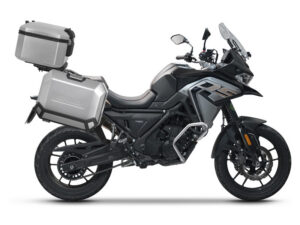 Kompletní sada hliníkových kufrů SHAD TERRA, 37L topcase 47L/47L boční kufry, včetně montážní sady a plotny SHAD Voge 650DS / 650DSX