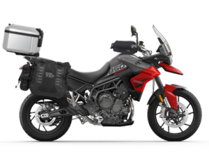 Kompletní sada bočních adventure brašen SHAD TERRA TR40 a hliníkového 48L topcase, včetně montážní sady SHAD TRIUMPH Tiger 900