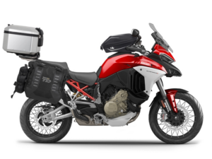 Kompletní sada bočních adventure brašen SHAD TERRA TR40 a hliníkového 37L topcase, včetně montážní sady SHAD Ducati Multistrada 1200 V4