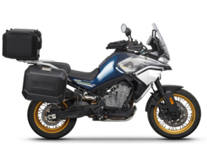 Kompletní sada černých hliníkových kufrů SHAD TERRA BLACK , 55L topcase 36L/47L boční kufry, včetně montážní sady a plotny SHAD CF Moto 800MT