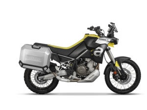 Kompletní sada bočních hliníkových kufrů SHAD TERRA 36L/47L, včetně montážní sady SHAD Aprilia Tuareg 660