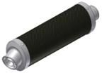 Koncovka výfuku MIVV ROUND ACC.016.S3 Karbon Ø55 inlet