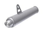 Koncovka výfuku MIVV X-CONE ACC.016.SC2 Nerez Ø90 - Ø55 inlet